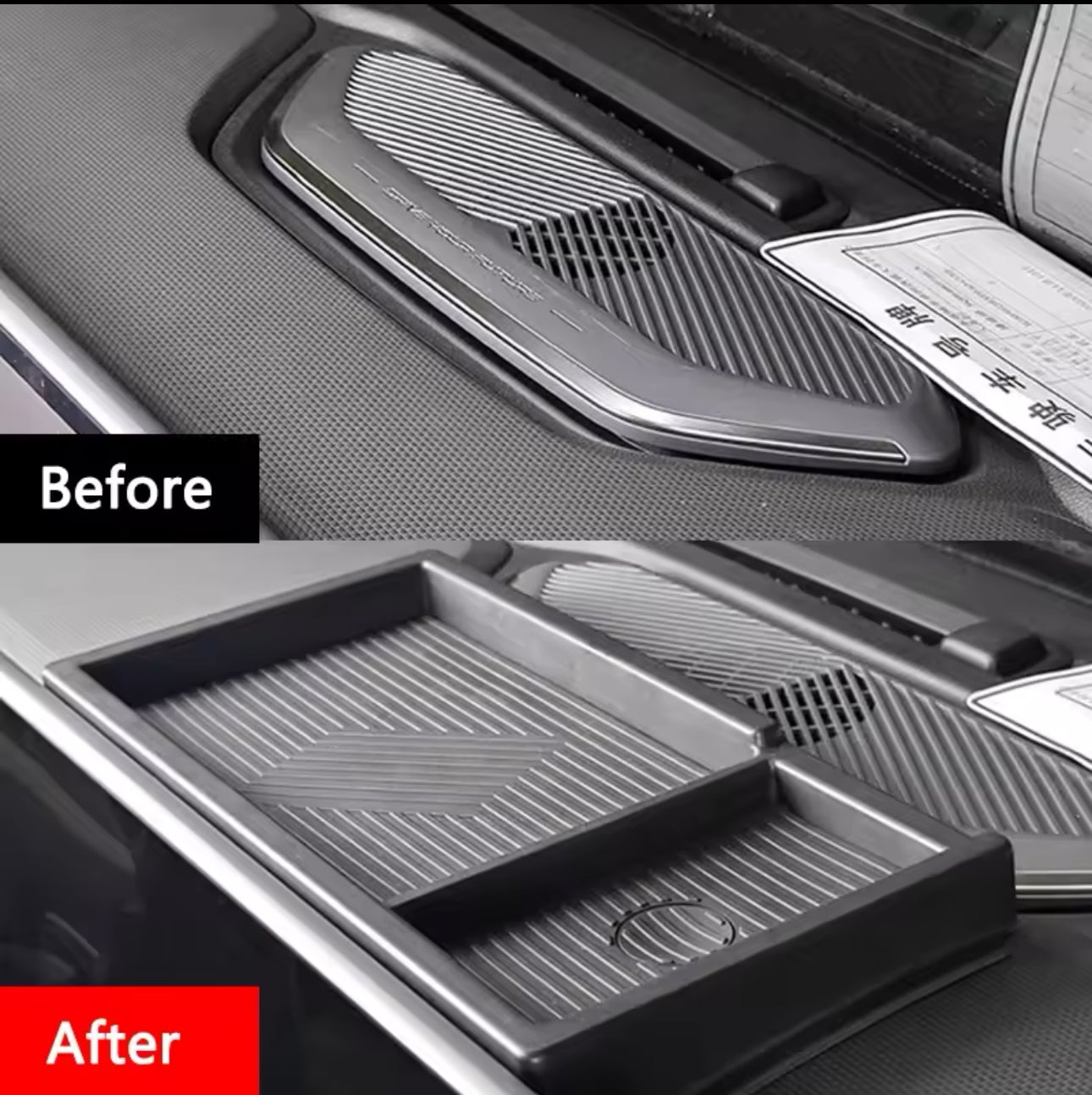 Storage Box Behind The Screen Dashboard for Jetour T2
